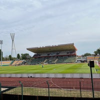 Photo taken at Friedrich-Ludwig-Jahn-Stadion by Duke on 7/30/2022