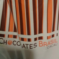 Photo taken at Chocolates Brasil Cacau by Mariana C. on 2/20/2013