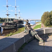 Photo taken at Памятник туристке by Веста Б. on 8/28/2019