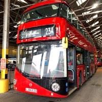 Photo taken at Fulwell Bus Garage by Steve T. on 8/23/2021