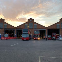 Photo taken at Fulwell Bus Garage by Steve T. on 9/20/2021