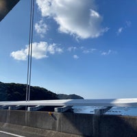 Photo taken at くしもと大橋 by sonmin_naninani on 1/10/2022