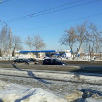 Photo taken at Газпромнефть АЗС № 33 by Lyubov P. on 2/13/2016