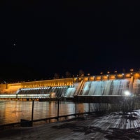 Photo taken at Красноярская ГЭС by Artem U. on 1/5/2022