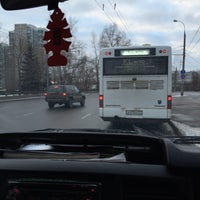 Photo taken at Автобус «Ситибас» до БЦ «Крылатские холмы» by Toptop on 12/22/2014