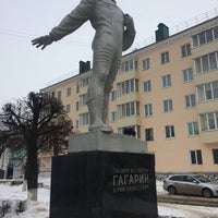 Photo taken at Памятник Юрию Гагарину by Aleksandr S. on 3/25/2016