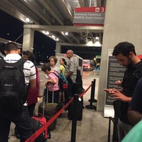 Photo taken at Domestic Terminal Shuttle by Dave W. on 8/11/2017