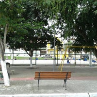Photo taken at Praça Jardim do Outeiro by Thaissa C. on 5/23/2014