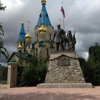 Photo taken at Свято-Никольская церковь by Михаил М. on 8/10/2013