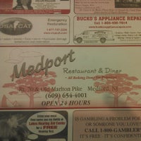 Photo taken at Medport Restaurant &amp;amp; Diner by Michael G. on 9/20/2012