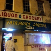 Photo taken at Fairmont Liquor &amp; Grocery by Courtney N. on 10/19/2012