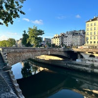 Photo taken at Petit Pont — Cardinal Lustiger by Poya on 7/29/2023