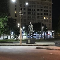 Photo taken at Praça Mahatma Gandhi by Devanir N. on 3/8/2022