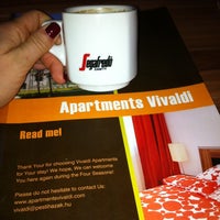 Photo taken at Vivaldi Apartman by Eszter B. on 11/18/2012