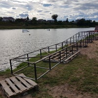 Photo taken at Pskov Wake Park by Pavel G. on 8/7/2018