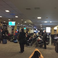 Photo taken at Gate D45 by Danielle S. on 1/22/2016