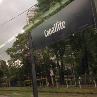 Photo taken at Estación Caballito [Línea Sarmiento] by MiKe R. on 12/4/2015