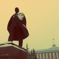Photo taken at Памятник Ленину by Stepan on 11/10/2012