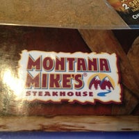 Photo taken at Montana Mike&amp;#39;s Steakhouse by Kirk N. on 10/14/2012