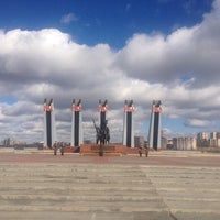 Photo taken at Парк Победы by Angelika B. on 10/19/2012