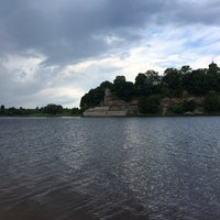 Photo taken at Пляж Крестовский лужок (Пески) by Дарья К. on 7/13/2017