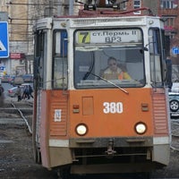 Photo taken at Трамвай № 7 by Кирилл Х. on 3/31/2017