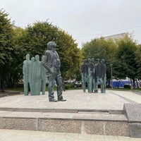 Photo taken at Памятник Иосифу Бродскому by Mika V. on 9/19/2021