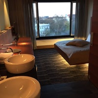 Photo taken at Sheraton Berlin Grand Hotel Esplanade by Mika V. on 4/2/2015