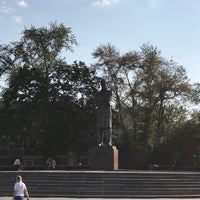 Photo taken at Памятник Фридриху Энгельсу by Mika V. on 8/18/2018