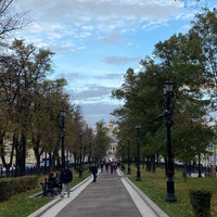 Photo taken at Петровский бульвар by Mika V. on 10/24/2020