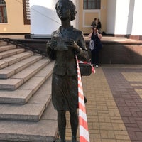 Photo taken at Памятник Театральному Зрителю by Mika V. on 8/31/2019