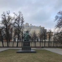 Photo taken at Памятник А. Н. Толстому by Mika V. on 1/4/2018
