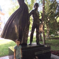 Photo taken at Памятник Высоцкому В.С. by Артем on 8/8/2014