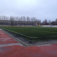 Photo taken at Футбольное поле школы 113 by Alex M. on 3/13/2013