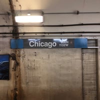 Photo taken at CTA - Chicago (Blue) by Fabricio G. on 2/28/2018
