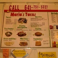 Снимок сделан в Maria&amp;#39;s Tacos пользователем Phil B. 12/4/2012