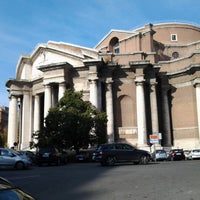 Photo taken at Piazza Euclide by Briciola B. on 11/24/2012