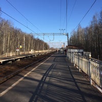 Photo taken at Ж/д станция «Университет» by Andrei P. on 4/10/2018