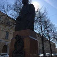 Photo taken at Academician Pavlov Monument by Andrei P. on 4/24/2019