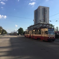 Photo taken at Трамвайная остановка &amp;quot;Автово&amp;quot; by Andrei P. on 7/24/2018