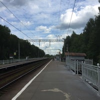 Photo taken at Ж/д станция «Университет» by Andrei P. on 6/15/2018