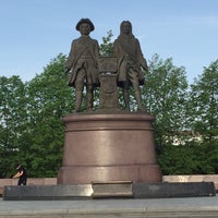 Photo taken at Памятник Татищеву и де Геннину by Andrei P. on 5/15/2021