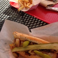 Photo taken at Mike&amp;#39;s Chicago Hot Dogs by Cher G. on 4/22/2013