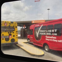 Photo taken at Off Airport Parking Shuttle Pickup by Cameron D. on 5/29/2017
