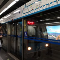 Photo taken at Suzhoujie Metro Station by 舞風書房(m-Tech) on 8/23/2019