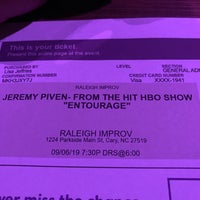 Photo taken at Raleigh Improv by Johnnie B. on 9/6/2019