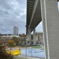 Photo taken at Nusle Bridge by Marta B. on 11/14/2023