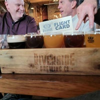 Photo taken at Riverside Brewing Company by Jeff K. on 2/26/2022