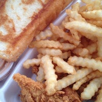 Photo taken at Raising Cane&amp;#39;s Chicken Fingers by Clair V. on 4/24/2013