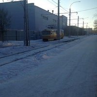 Photo taken at Западное трамвайное депо by Ivan S. on 12/18/2012